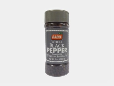 Badia Black Pepper Whole (56.7g)