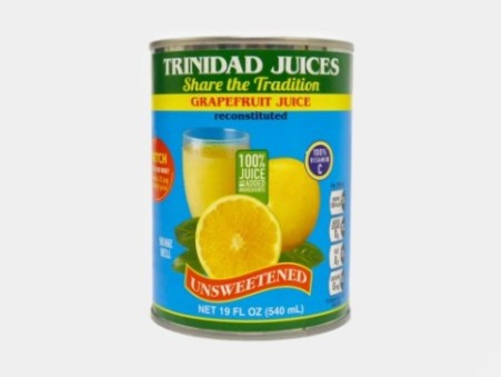 Trinidad Juices Grapefruit Juice (Unsweetened) (500ml)