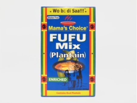 Mama's Choice Fufu Mix (Plantain) Box (624g)