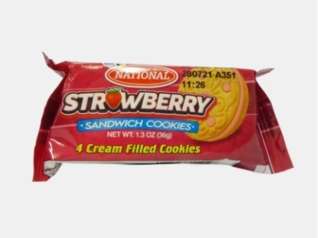 National Strawberry Sandwich Cookies (36g)