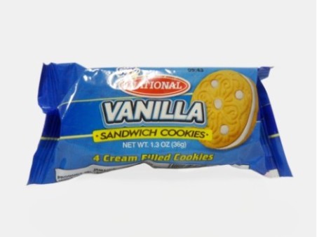 National Vanilla Sandwich Cookies (36g)