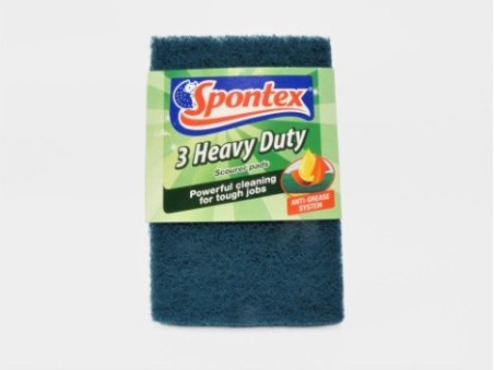 Spontex 3 Heavy Duty Scourer Pads
