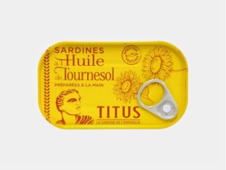 Titus Sardines in Sunflower Oil (125g)