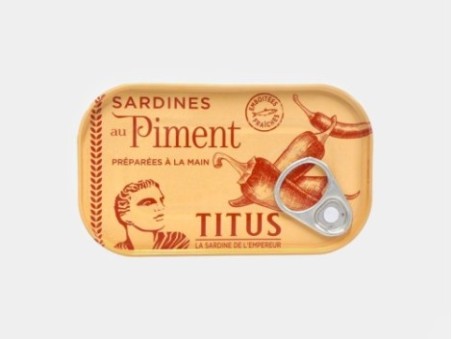 Titus Sardines in Sunflower Oil & Chili (125g)