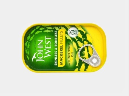 John West Mackerel Fillets in Sunflower Oil (125g)
