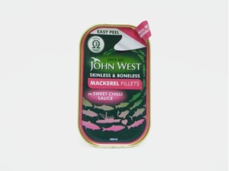 John West Mackerel Fillets in Sweet Chilli Sauce (115g)