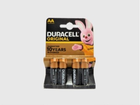 Duracell AA Batteries (Pack of 4)
