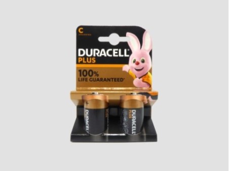 Duracell C Batteries (Pack of 2)