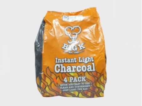 Big K Instant Light Charcoal (Pack of 4) (4kg)