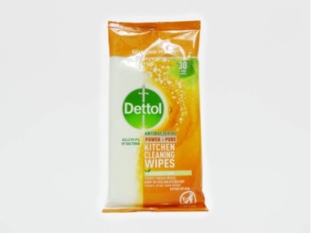 Dettol Antibacterial Power & Pure Kitchen Cleaning Wipes