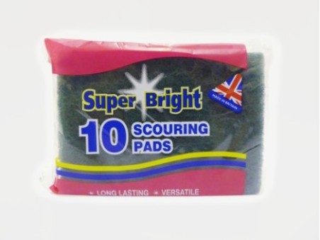 Super Bright 10 Scouring Pads