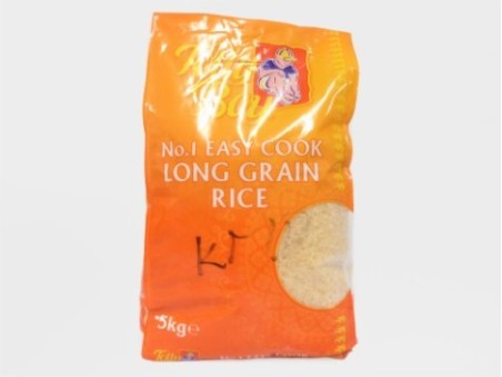 Tolly Boy Easy Cook Long Grain Rice (5kg)