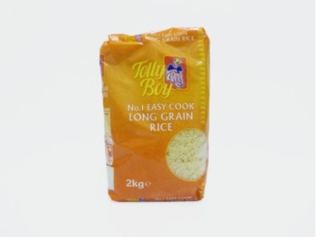 Tolly Boy Easy Cook Long Grain Rice (2kg)