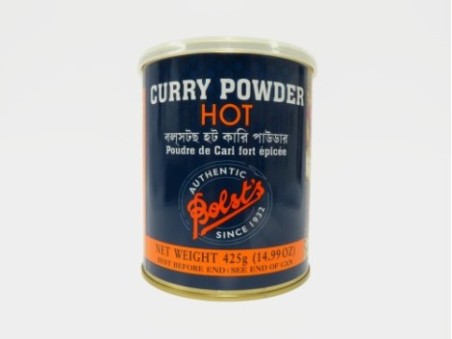 Bolst's Hot Curry Powder Tin (425g)