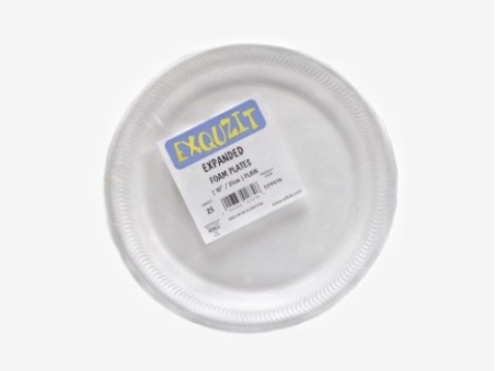 Exquzit 25 Expanded Foam Plates