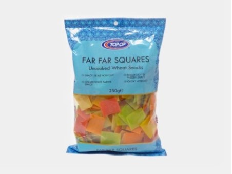 Top Op Far Far Squares (Uncooked Wheat Snacks) (250g)