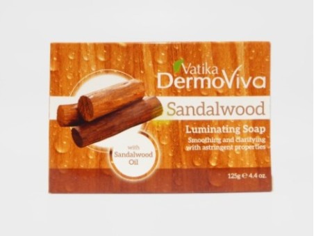 Vatika DermoViva Sandalwood Luminating Soap (125g)