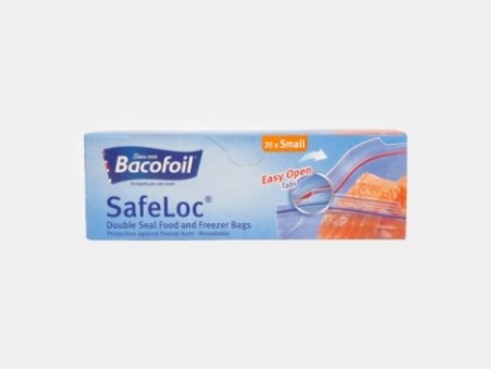 Bacofoil SafeLoc Double Seal Food and Freezer Bags (20 x Small)
