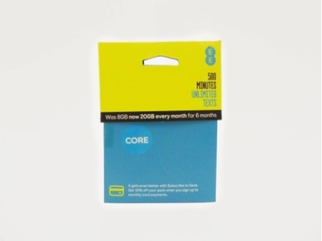 EE PAYG Sim Card