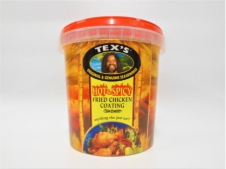 Tex's Hot & Spicy Fried Chicken Coating Tub (700g)