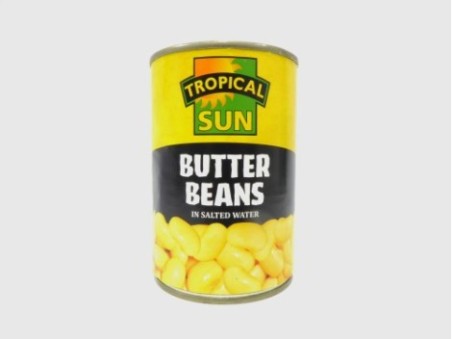 Tropical Sun Butter Beans Tin (400g)