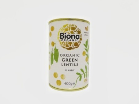 Biona Organic Green Lentils (400g)