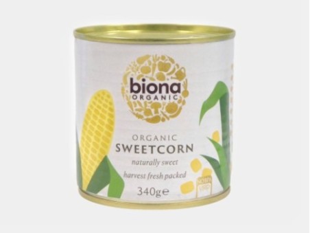 Biona Organic Sweetcorn (340g)