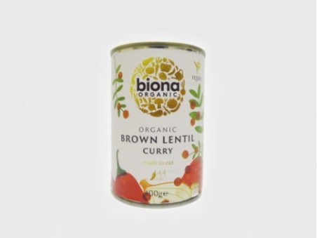 Biona Organic Brown Lentil Curry (400g)