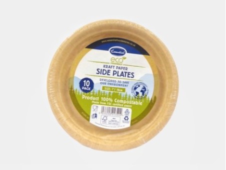 Essential 10 Kraft Paper Side Plates