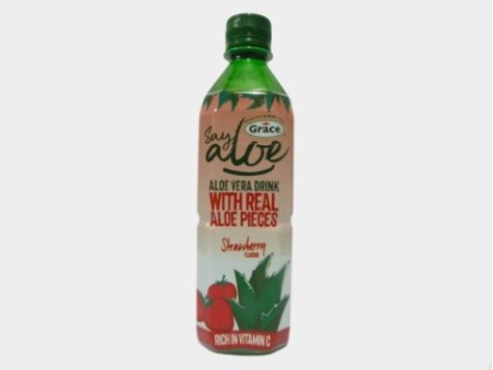 Grace Say Aloe Vera Drink Strawberry (500ml)