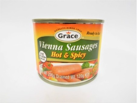 Grace Vienna Sausages Hot & Spicy (200g)