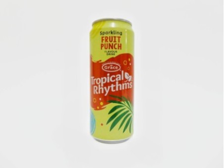Grace Tropical Rhythms Sparkling Fruit Punch Can (330ml)