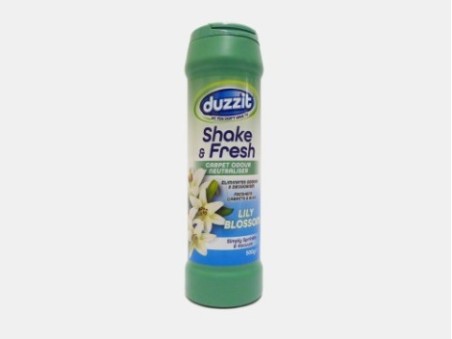 Duzzit Shake & Fresh Carpet Odour Neutraliser Lily Blossom (500g)