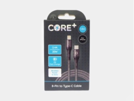 Core+ 8-Pin to Type-C Cable