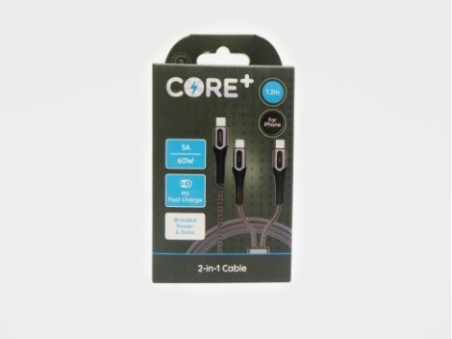 Core+ 2-in-1 Cable
