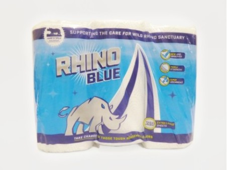 Rhino Blue Kitchen Rolls (Pack of 3)