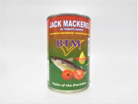 BTM Jack Mackerel in Tomato Sauce (425g)