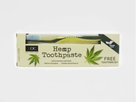 XOC Hemp Toothpaste and Toothbrush (100ml)