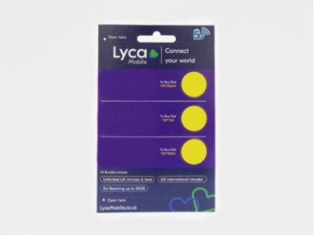 Lyca Mobile PAYG Sim Card