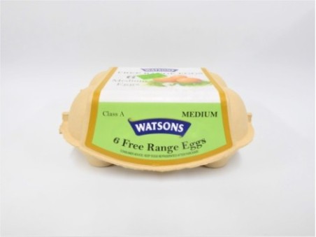 Watsons 6 Free Range Eggs