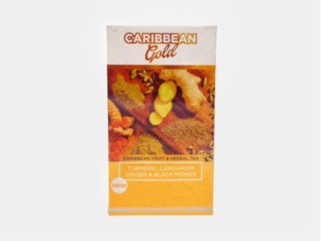 Caribbean Gold Turmeric, Cardamom, Ginger & Black Pepper (18 Sachets) (31.5g)
