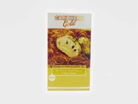 Caribbean Gold Soursop, Sarsaparilla & Sea Moss (18 Sachets) (31.5g)
