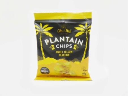 Olu Olu Plantain Chips Sweet Yellow Plantain (60g)