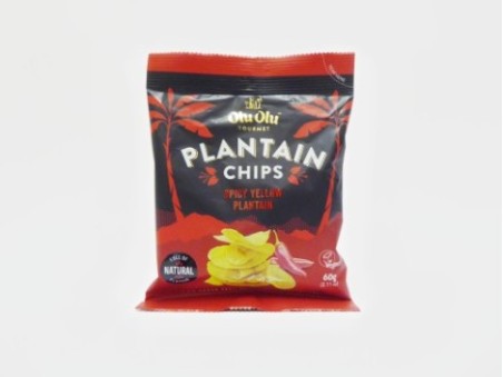 Olu Olu Plantain Chips Spicy Yellow Plantain (60g)
