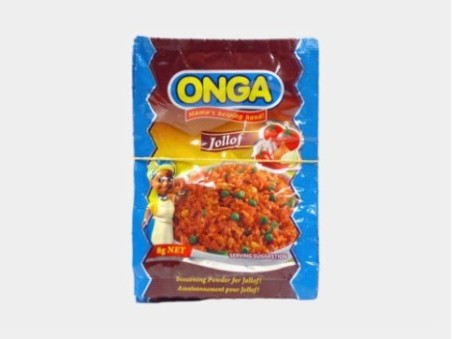 Onga Jollof Seasoning Powder (8g x 10 Sachets)