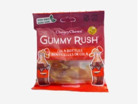 Cheery Chews Gummy Rush Cola Bottles (90g)