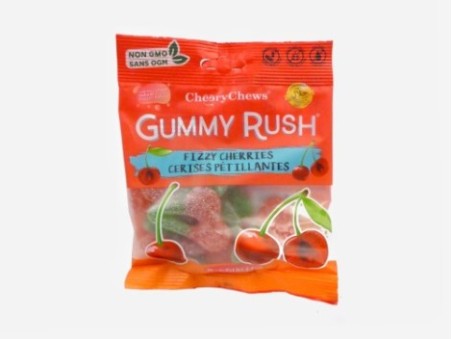 Cheery Chews Gummy Rush Fizzy Cherries (90g)
