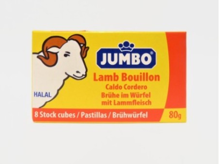 Jumbo Lamb Bouillon (8 Cubes) (80g)