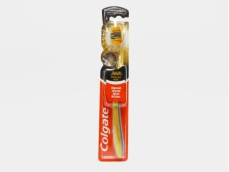 Colgate Charcoal Infused Spiral Bristles Toothbrush