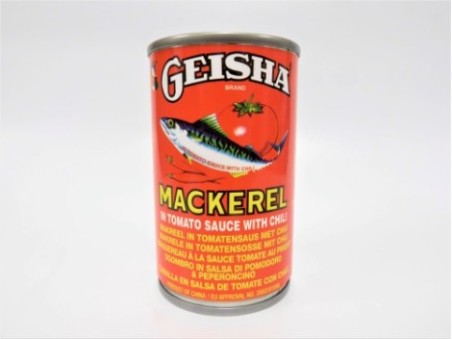 Geisha Mackerel in Tomato Sauce with Chili (155g)